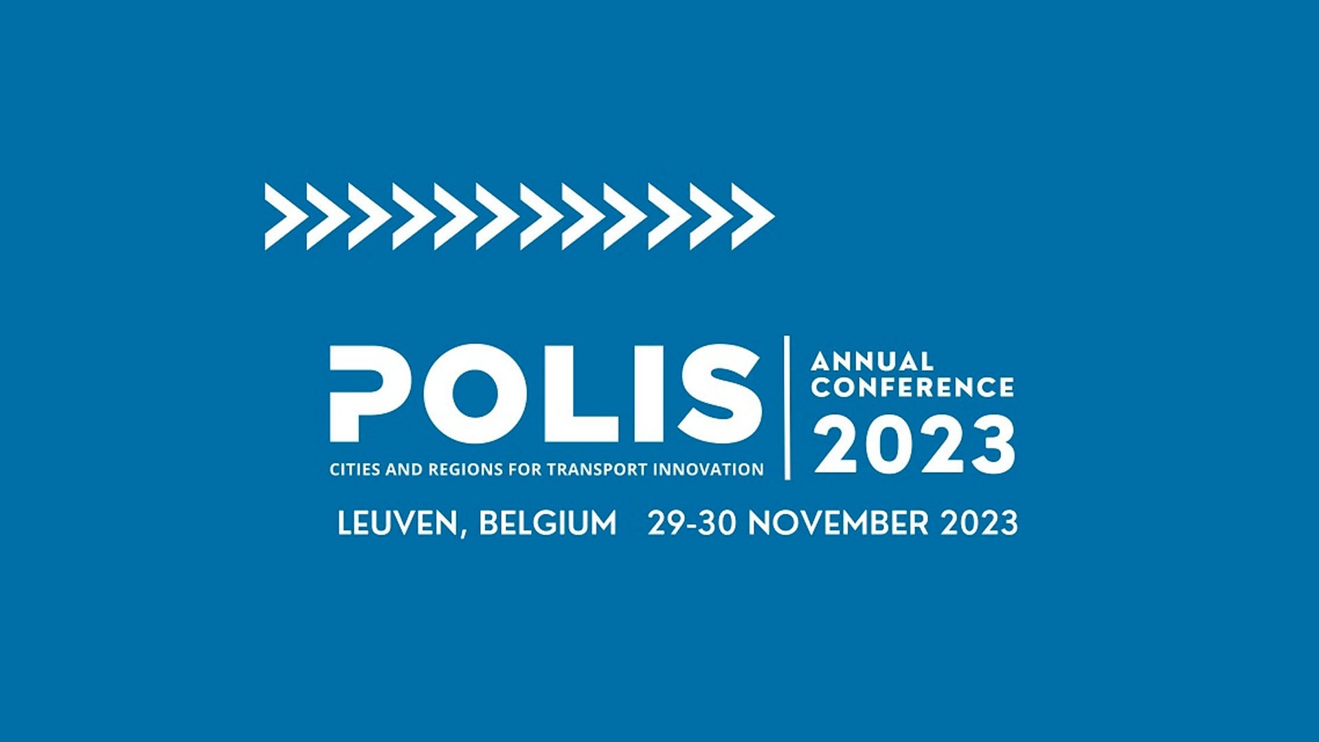 Logo for the 2023 POLIS Conference